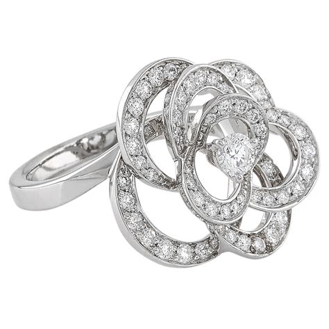 bague chanel camélia occasion|Bagues Chanel Camélia pour Femme .